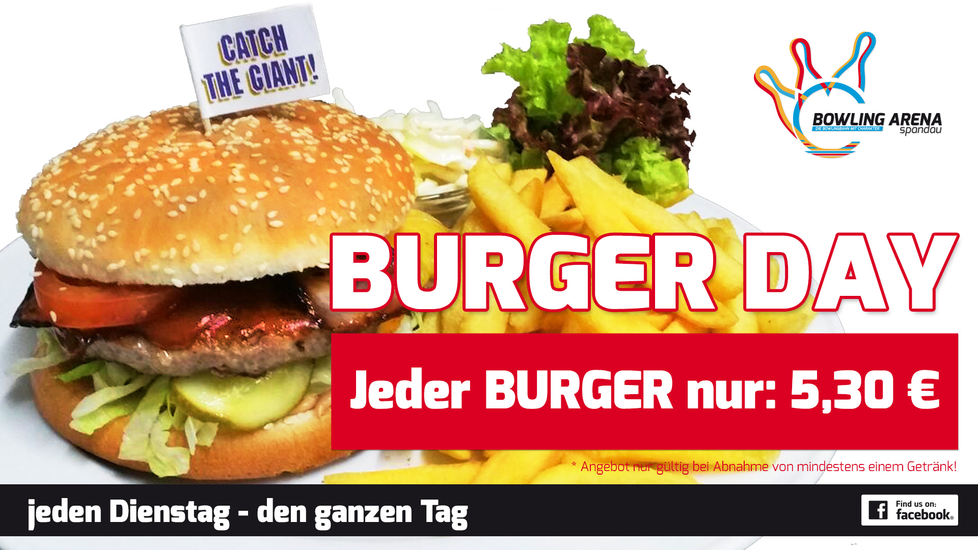 Burger-Day in der Bowling Arena Spandau