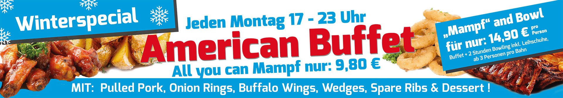 American Buffet - Spare Ribs Buffet - all you can eat in Spandau